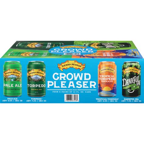 Sierra Nevada Crowd Pleaser Beer Variety Pack 24 12 Fl Oz Cans Shop