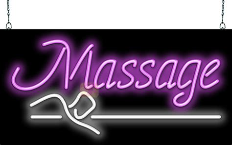 Neon Massage Signs Massage And Spa Neon Signs
