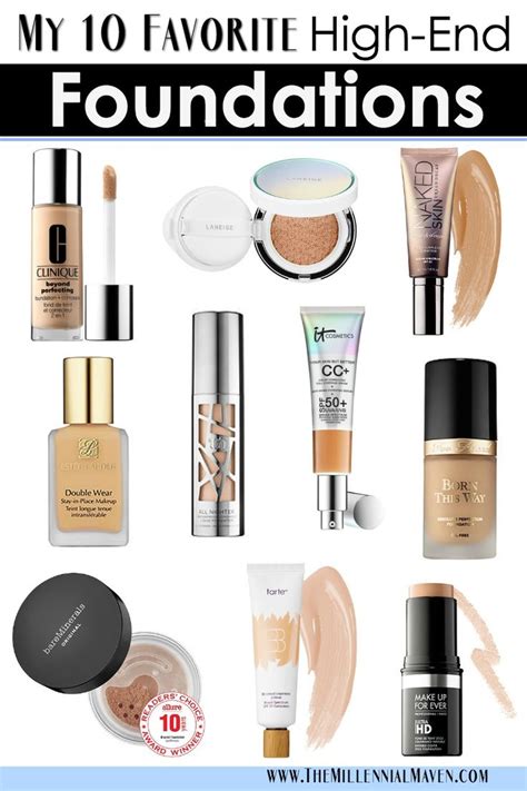 Updated 2020 My 10 Favorite High End Foundations For All Skin Types