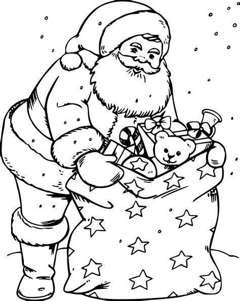 Coloriage Pere Noel A Imprimer Images And Photos Finder