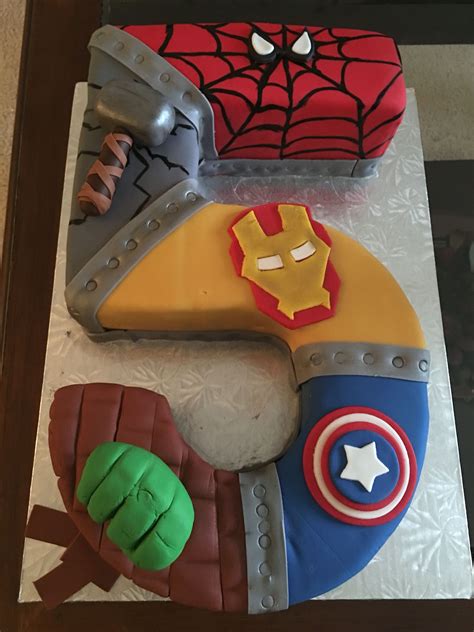 Winners of food networks cupcake wars! Avengers cake | Superhero birthday cake, Avengers birthday cakes, Marvel birthday party