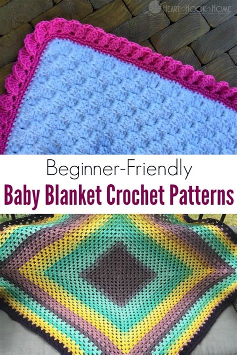 10 Beginner Friendly Baby Blanket Crochet Patterns