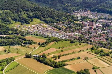 Lahr Schwarzwald Von Oben Wohngebiet Einer Einfamilienhaus Siedlung