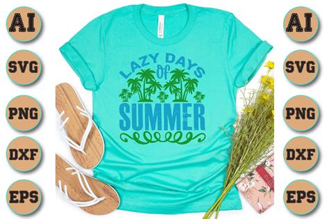 Lazy Days Of Summer Graphic By Printabledesign · Creative Fabrica