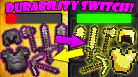 If Netherite And Gold Tools Switched Durability Minecraft Youtube