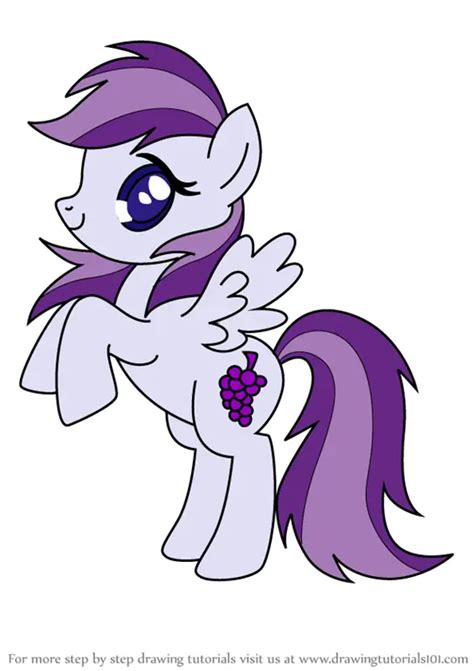 Learn How To Draw Sugar Grape From My Little Pony Friendship Is Magic