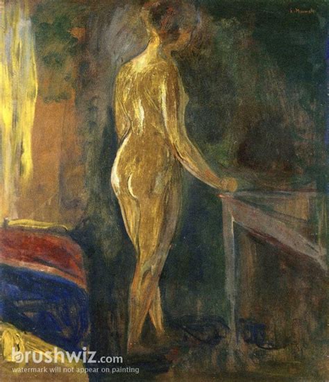 Standing Nude By Edvard Munch Oil Painting Reproduction