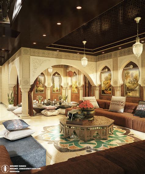 Islamic Villa Livinganddining Room On Behance