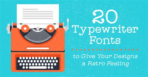 We did not find results for: 20 Typewriter Fonts to Give Your Designs a Retro Feeling ...