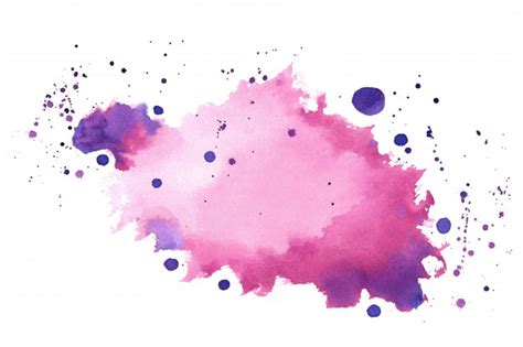 Free Vector Pink Purple Shade Watercolor Splatter Splash Texture