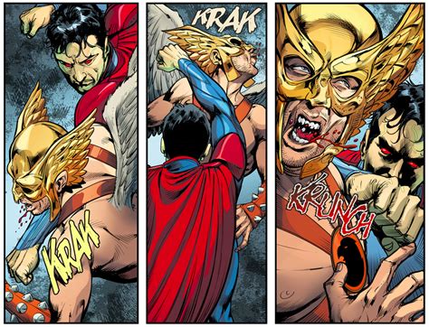 Superman Kills Hawkman Injustice Gods Among Us Comicnewbies