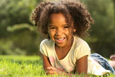 Happy African American Child Stock Photo Image Of Daughter American