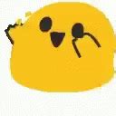 Happy Blob Emoji Gif Happyblob Emoji Hopping Discover Share Gifs My