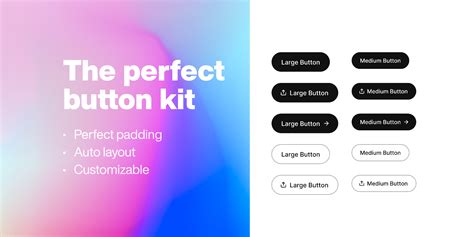 The Perfect Button Kit Auto Layout Button Variants Figma Community
