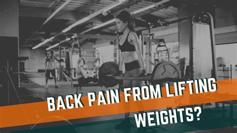 Back Pain From Lifting Weights Onward Physical Therapy