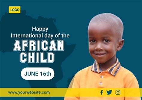 International Day Of The African Child Template Postermywall