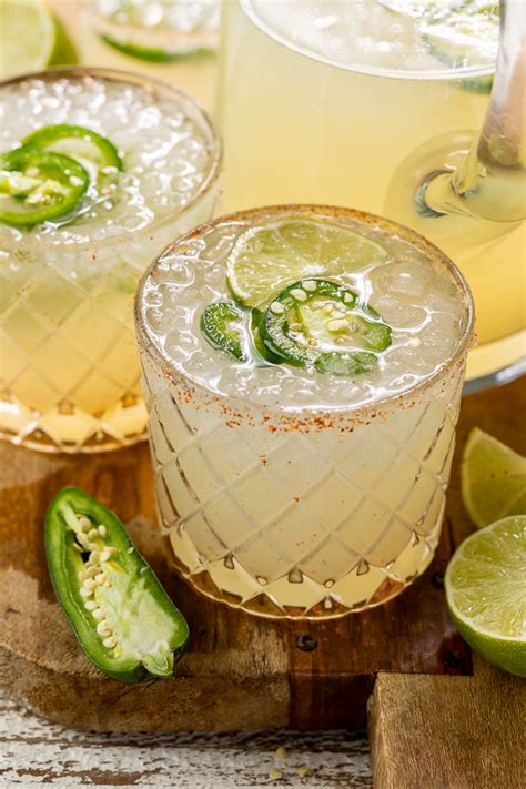 Spicy Jalapeno Margaritas For A Crowd Baker By Nature