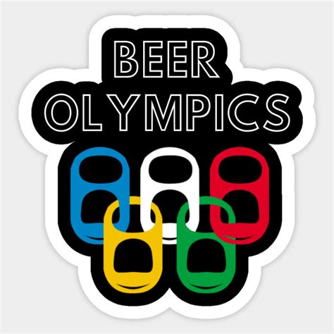 Beer Olympics Beer Olympics Sticker Teepublic