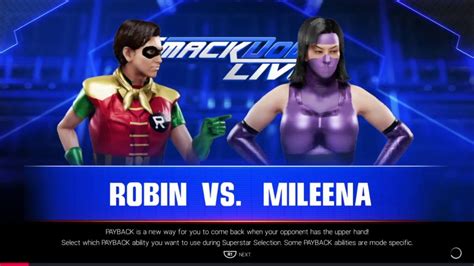 Robin Vs Mileena Mixed Wrestling Youtube