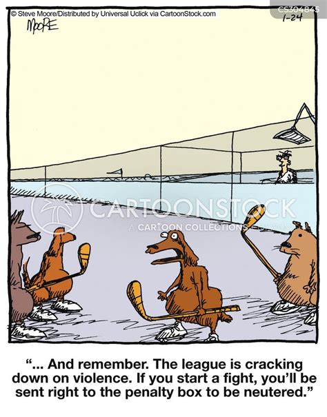 Comprehensive national hockey league news, scores, standings, fantasy games, rumors and more National Hockey League Cartoons and Comics - funny pictures from CartoonStock