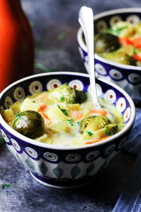 Brussels Sprouts Soup Recipe European Style Eating European