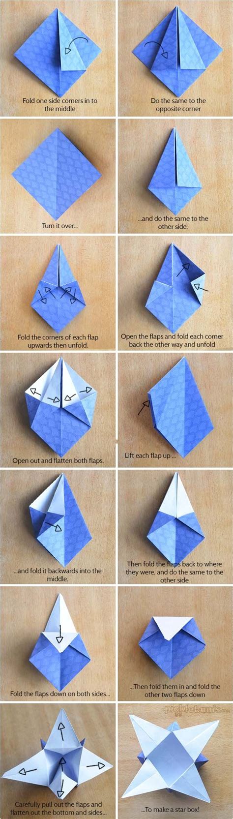 How To Make Origami Star Box