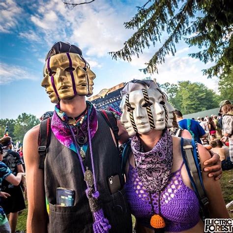 Electric Forest Couple Inspo Electric Forest Festival Rave Wear Hippie Costume
