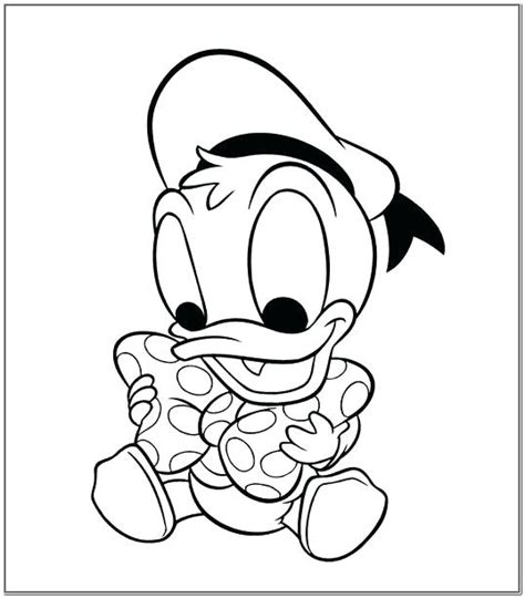 Baby Donald Duck Coloring Pages At Free Printable