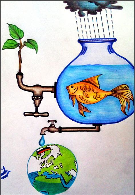 Best Save Water Drawing Images For Drawing Competition