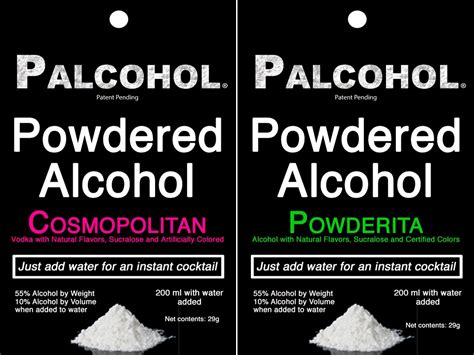 Just Add Water Here Comes Powdered Alcohol The Washington Post