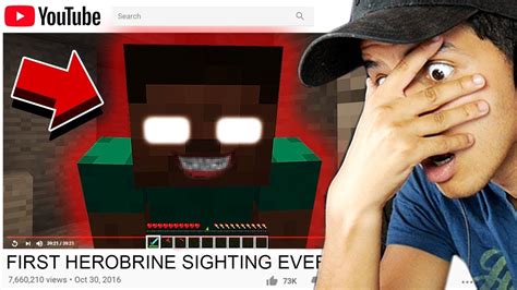My First Herobrine Sighting Ever In Minecraft Youtube