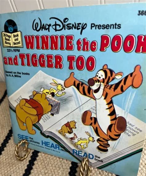 Walt Disney Winnie The Pooh And Tigger Too Record Book