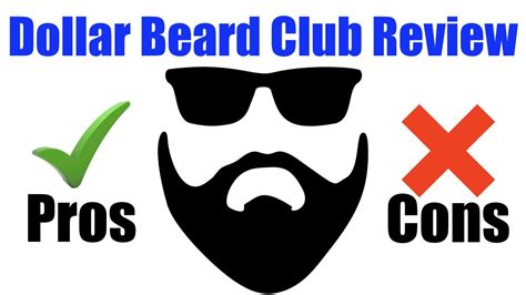 dollar beard club review pros and cons of dollar beard club youtube