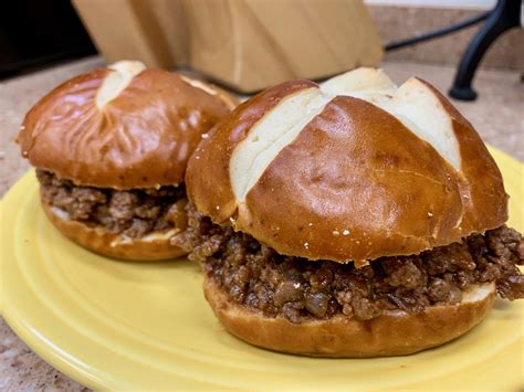 Heat until simmering, adjusting seasoning to taste. BBQ Loose Meat Sandwiches - Cookies Food Products Inc.