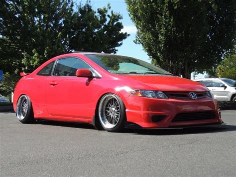 2008 Honda Civic Si Coupe 6 Speed Manual Wheels Exhaust Lowered