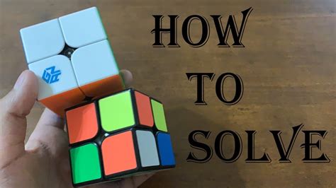 How To Solve A 2x2 Rubiks Cube Beginner Tutorial Youtube