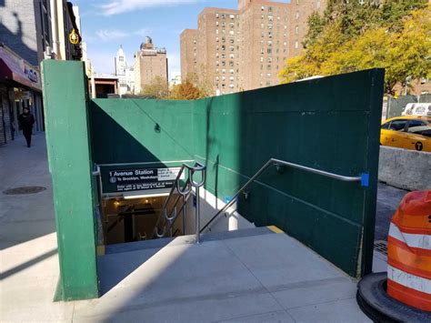 L Trains First Avenue Subway Station Gets A New Entrance Curbed Ny