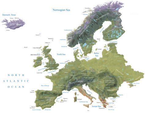 Europe Map Gis Geography