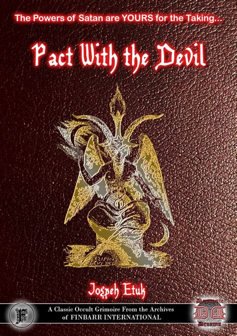 Pact With The Devil By Joseph Etuk Satanism Black Magic Occult Etsy