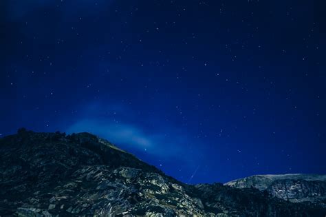 Free Images Mountain Star Atmosphere Night Sky Aurora Moonlight