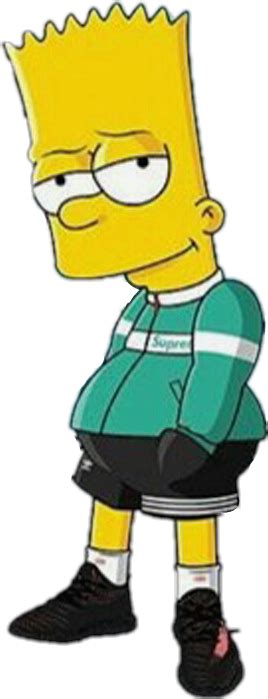 Bart Simpson Simpsons Supreme Sticker By Xxxsupremebart