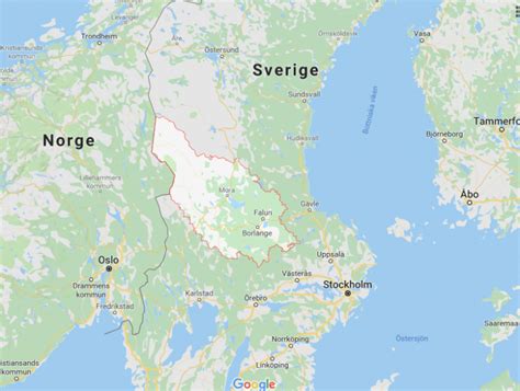 Dalarna Karta Sverige Karta över Dalarnas Län För Nålar Europa Karta