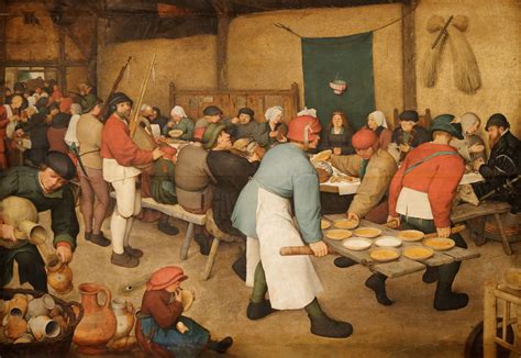 Pieter Bruegel The Elder Peasant Wedding 1568 Kunsthistorisches