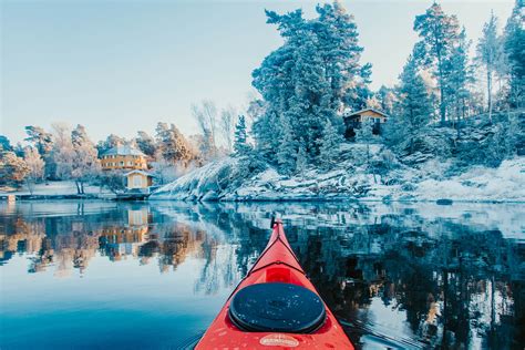 The Most Beautiful Winter Kayak Tour Stockholm Archipelago