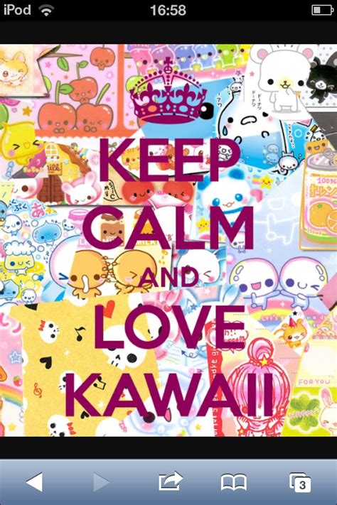 Keep Clam And Love Kawaii Keep Clam Calm Kawaii