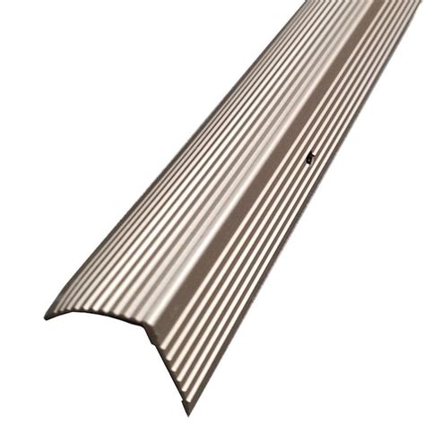 Columbia Aluminum Products 10625 In X 96 In Pewter Floor Stair Edging
