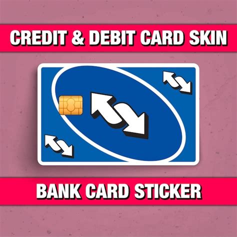 Credit Card Skin Funny Etsy