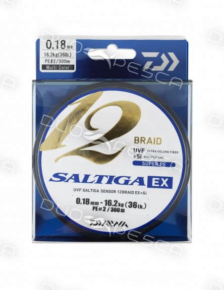 DAIWA SALTIGA 12 BRAID EX 300MT MULTICOLOR