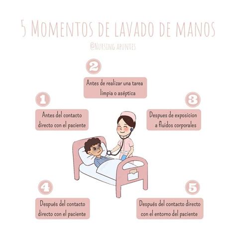5 Momentos Del Lavado De Mano Nursing Apuntes Udocz