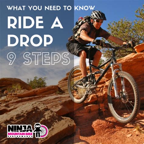 How To Ride A Drop 9 Important Steps Ninja Mountain Bike Skills